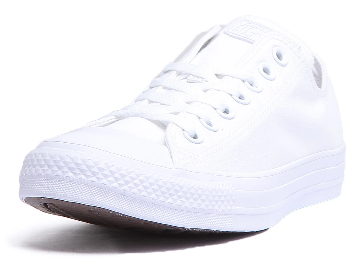 Converse 1U647 CT All Star Low Trainers In White Mono For Men - Image 6