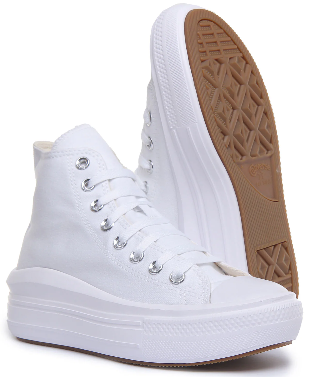 Converse 568498C CT All Star Hi Trainer In White Black For Women - Image 5