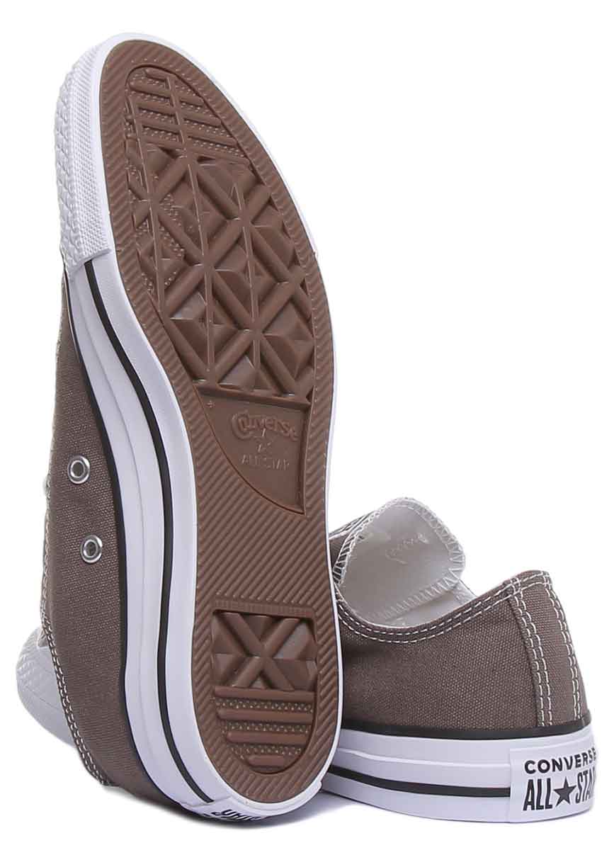 Converse All Star Low Trainer In Charcoal For Women - Image 4