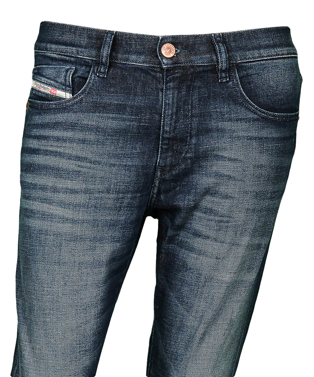 Diesel D-Strukt Slim Fit Jeans In Blue For Men - Image 3