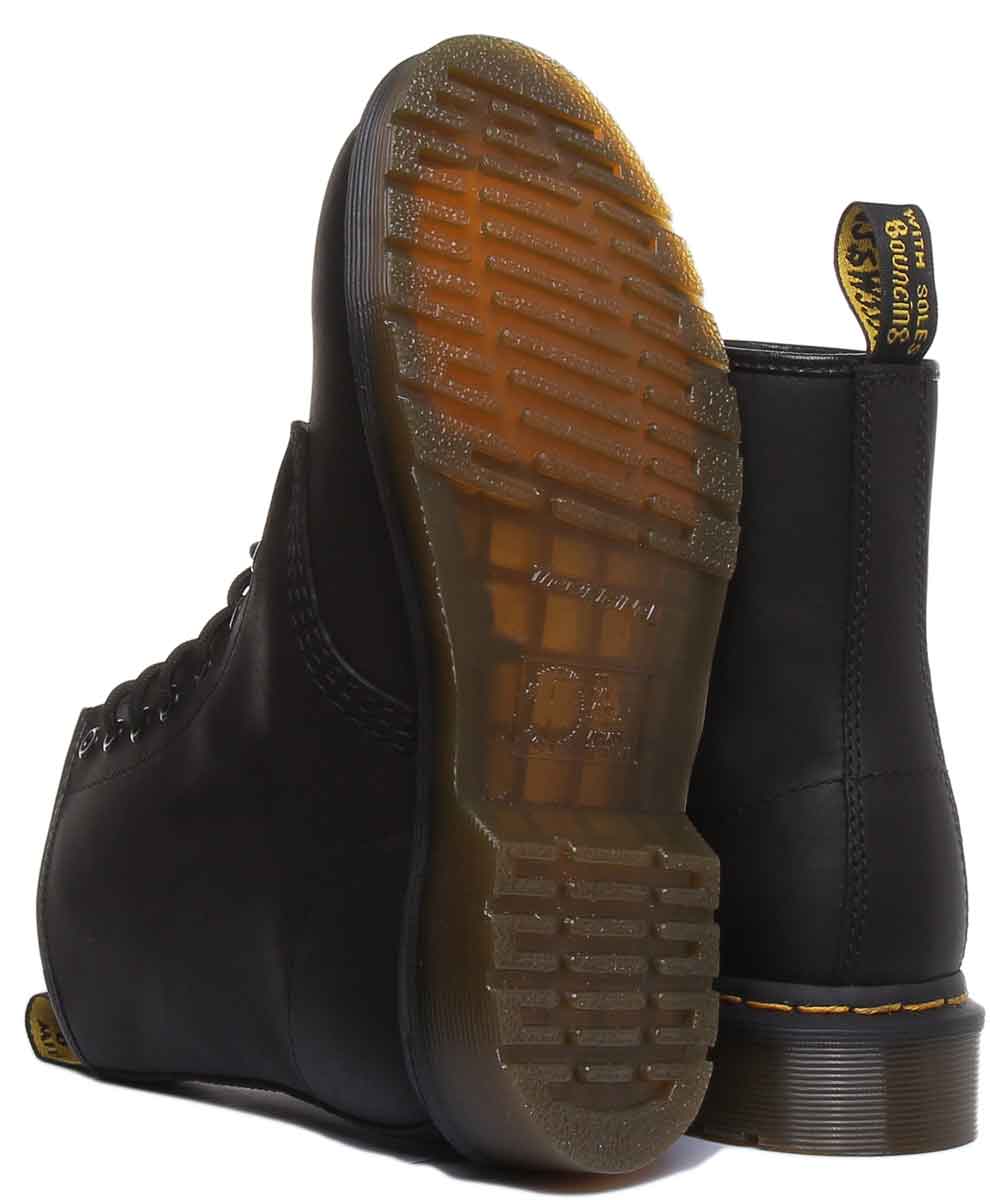 Dr Martens 1460 Greasy In Black - Image 4