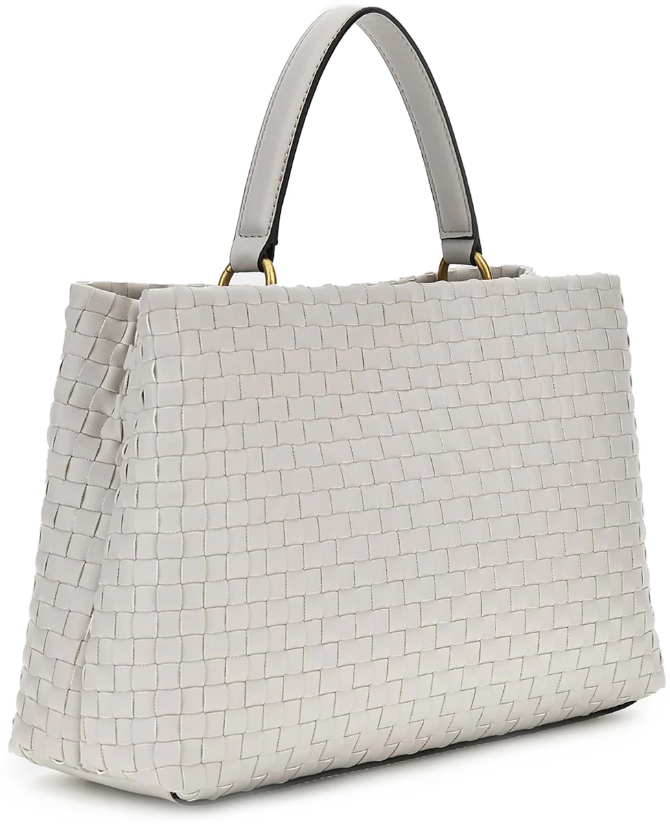 Guess Lisbet Woven handbags In Stone For Women - Image 4