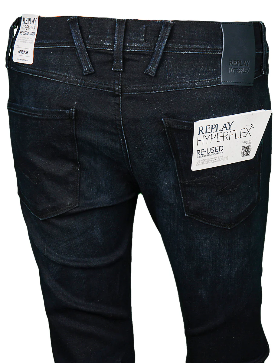 Replay Anbass Hyperflex Dark Blue Wash - Image 4