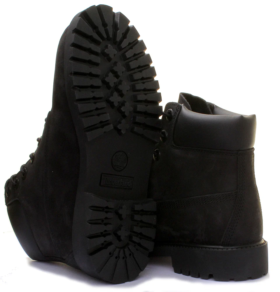 Timberland 6 Inch Ankle Boot In Black For Youth - Image 4