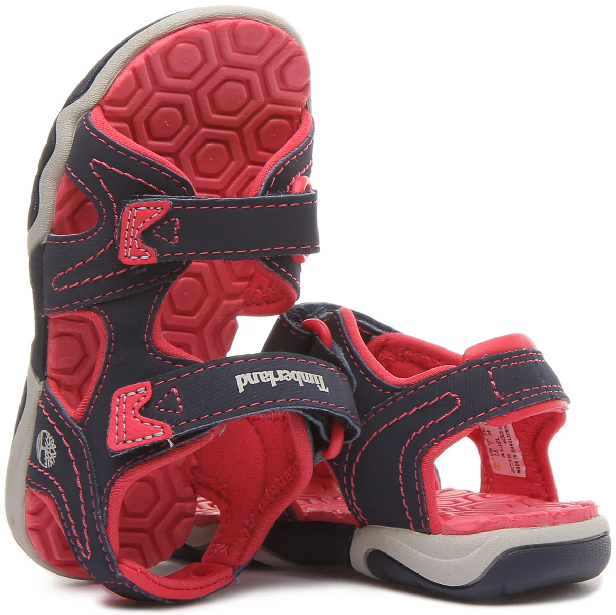 Timberland A1Jzl Perkin Row In Navy Pink For Infants - Image 4