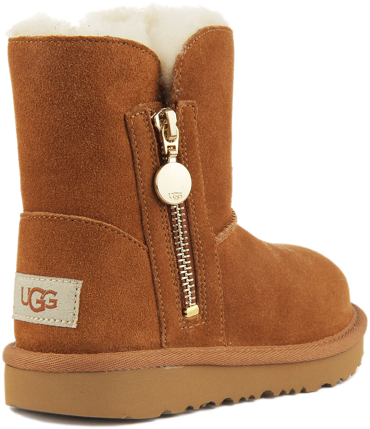 Ugg Australia Bailey Boots In Chestnut For Infants - Image 3