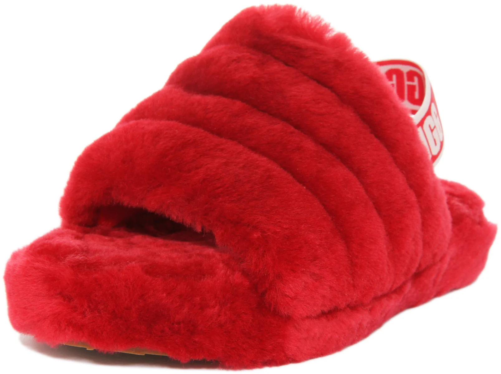 Ugg Australia Fluff Yeahslide In Red For Kids - Image 6