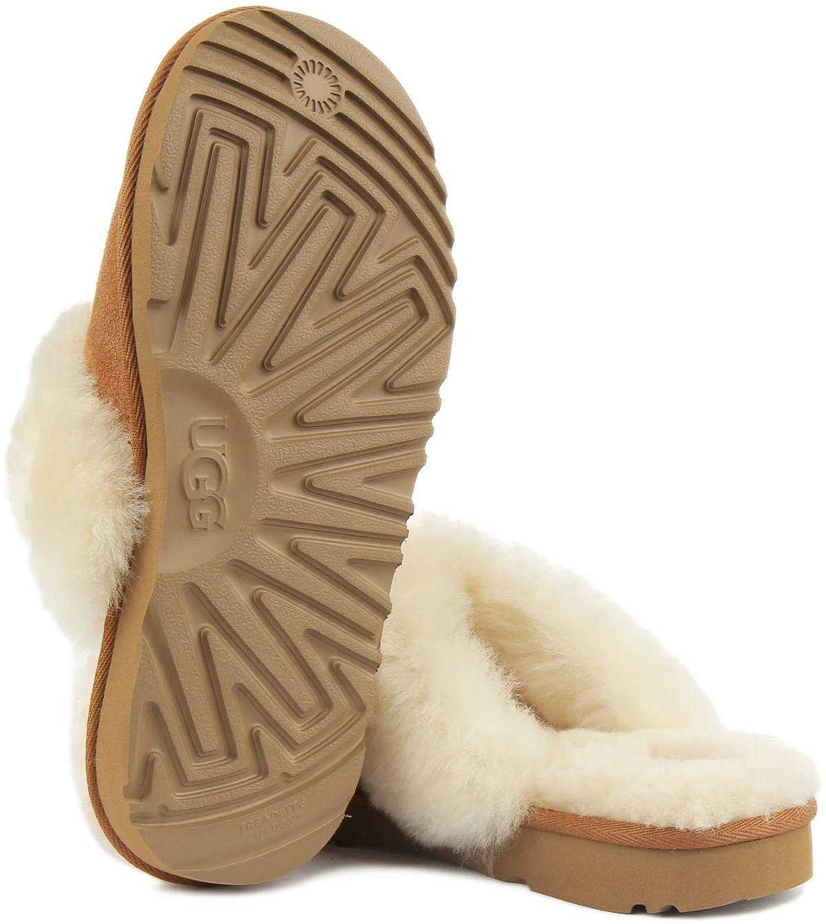 Ugg Australia Cozy II Slippers In Chestnut For Kids - Image 4