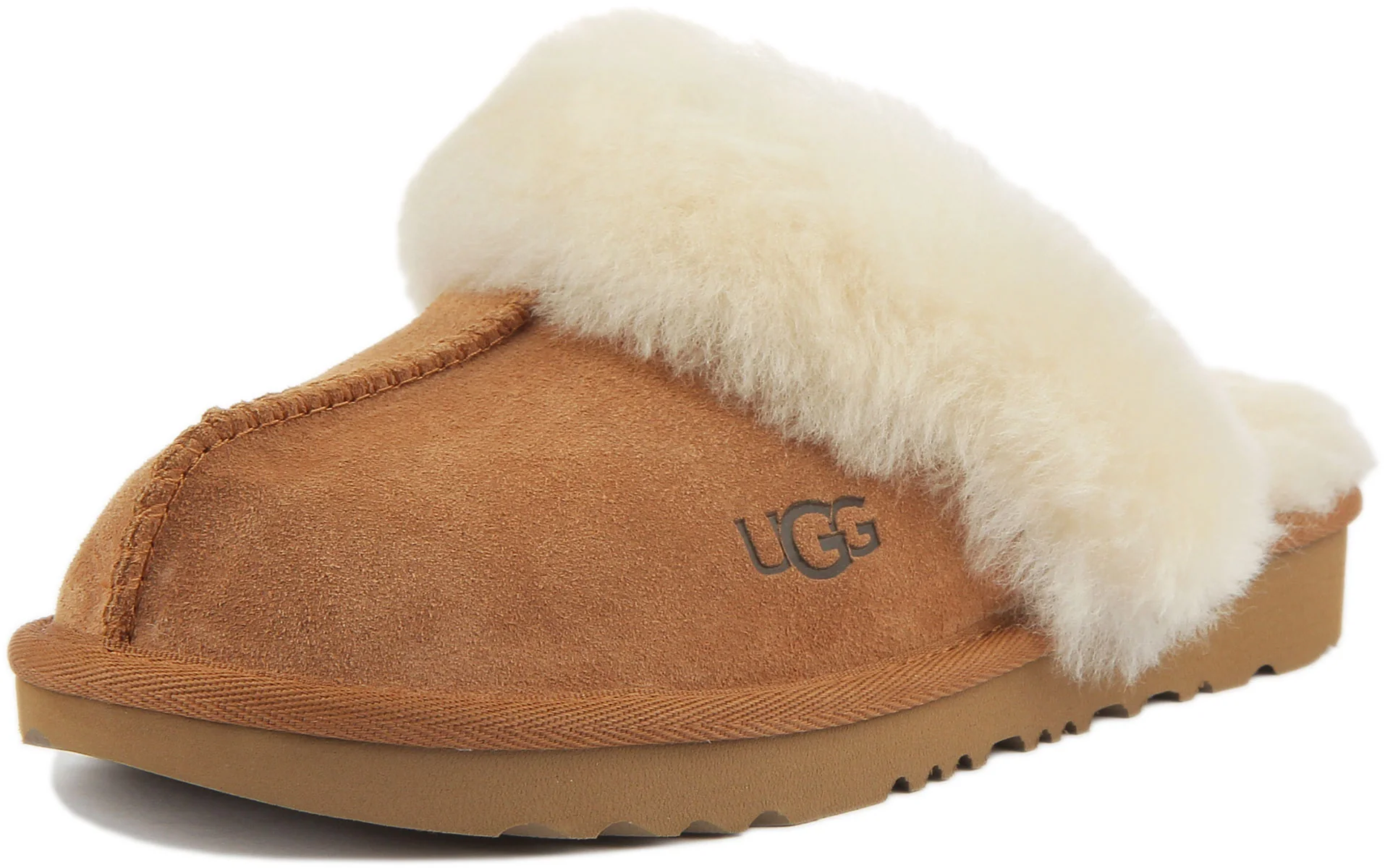 Ugg Australia Cozy II Slippers In Chestnut For Kids - Image 6